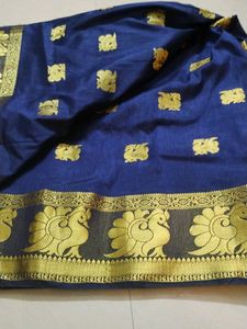 Beautiful Peacock Design Saree
