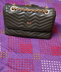 Inc.5 Textured Olive Structured Chain Sling Bag