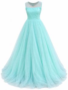 Stunning Aqua Tulle Gown