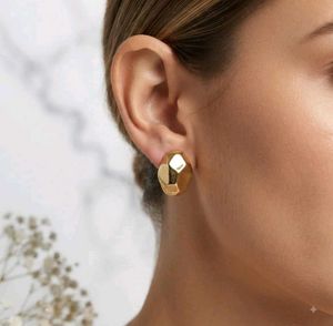 Chic Gold Disc &amp; Pearl Drop Earrings