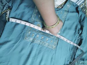 Beautiful Teal Embroidered Kurta