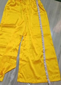 Yellow Coloured Plazzo Pant