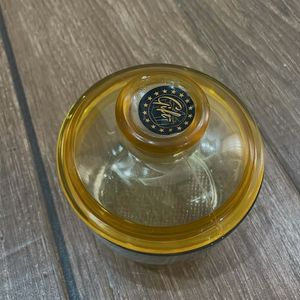 Gilt Glass Jar