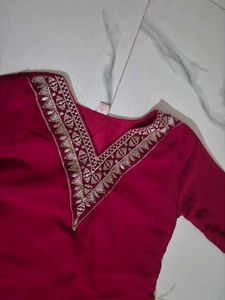 Elegant Embroidered Kurta