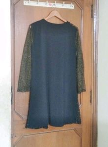 black &amp; golden long full sleeves shurg XXXL size