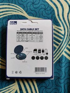 60W Multifunctional Fast Charging Data Cable Set