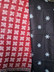 Retro Red &amp; Black Fabric