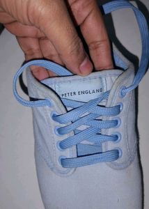 Blue Canvas Casual Shoes