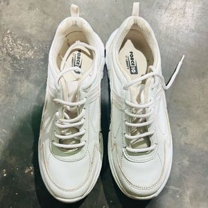 White Casual Sneakers