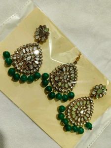 Exquisite Mirror Work Earrings