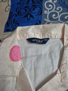 Cute Macaron Print Pajama Set