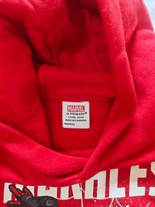 Red Spiderman hoodie purchased from America.