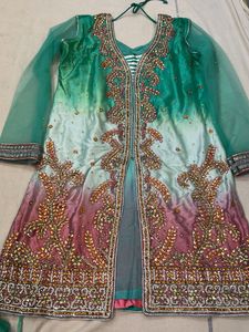 Designer partywear  indo western Lehenga