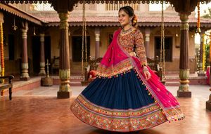 Navratri Special Traditional Gujarati Mirror Work