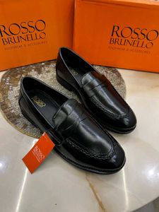 Rosso Brunello Leather Loafers