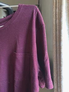 Ribbed Pocket Tee - Casual Comfort