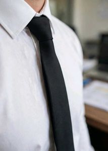 Black Matte Tie