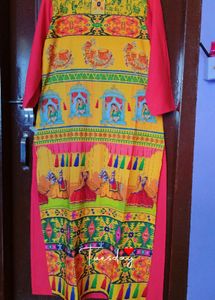 🎉Rajasthani Print Kurti