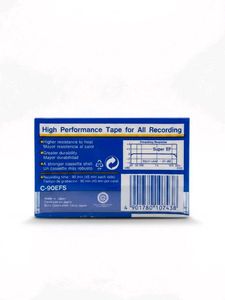 intage Sony Super EF90 Blank Audio Cassette - 90 M
