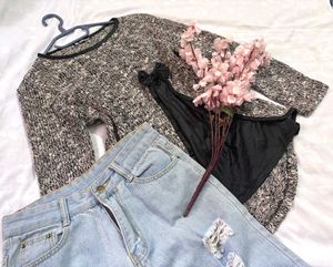 🎁Pinterest Black Bow Sweater G