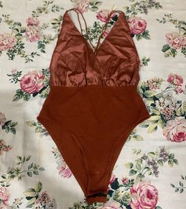 Stylish Satin Bodysuit