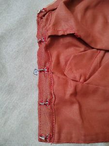 Elegant Copper Silk Blouse