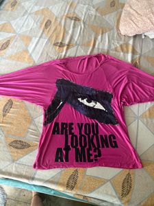 Pink Graphic T-Shirt