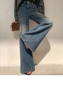 Women's Flared Blue Denim Jeans