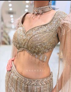 Solenne Chikoo Soft Net Indo-Western Fishcut Lehga