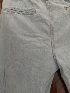 Light Blue Elastic Waist Jeans