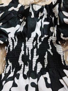 Trendy Smocked Crop Top