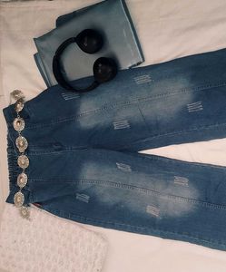 Y2K Strechable Baggy Jeans