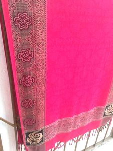 Hot Pink Stall with Floral Detail
