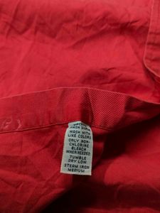Ralph Lauren Mens Coral Button Down Shirt