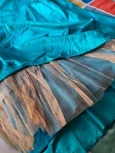 Stunning Blue Sequined Ethnic Gown