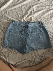 Light Wash Denim Shorts