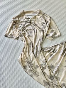 Cheongsam Beige Dress