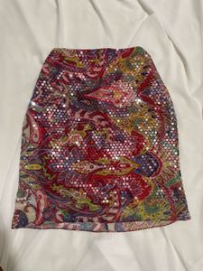 Boho Chic Sequin Skirt