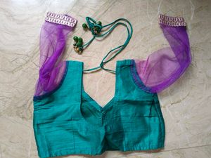 Heavy party wear saree