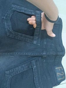black boot cut jeans