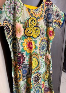 Vibrant Embroidered Kurta