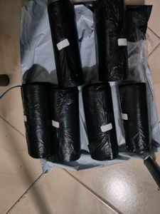 Rolls of Black Trash Bags 6 bundle (Garbage bag)