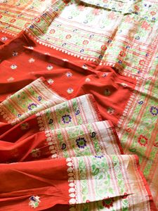 Pure Silk Paithani Banarasi
