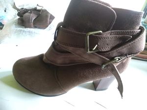 Stylish Brown Suede Ankle Boots