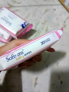 (Set Of 2) Softsens Baby Wipes