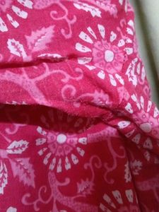 Pink Floral Print Kurta