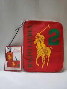 Ralph Lauren Red Duffle Bag