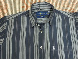 Men's Striped Button-Down Shirt