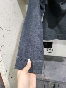 Grey Zip-Up Hoodie
