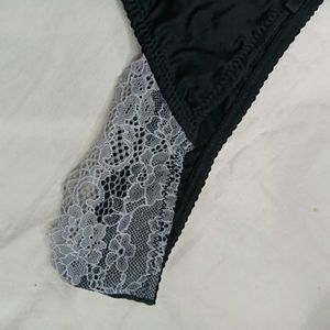 Black Lace 💙 Big Trim Thong